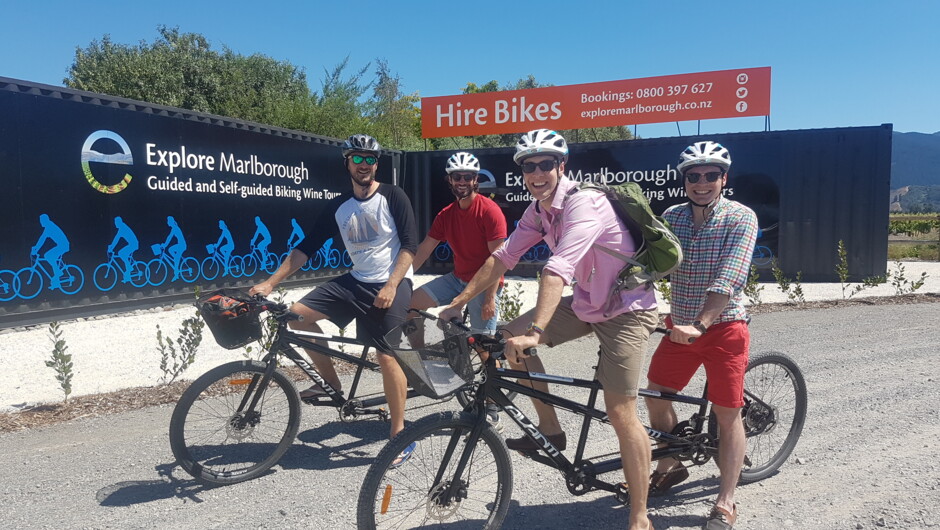 Self-Guided Wine and Bike Tour