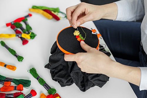 Sewing with Manpreet