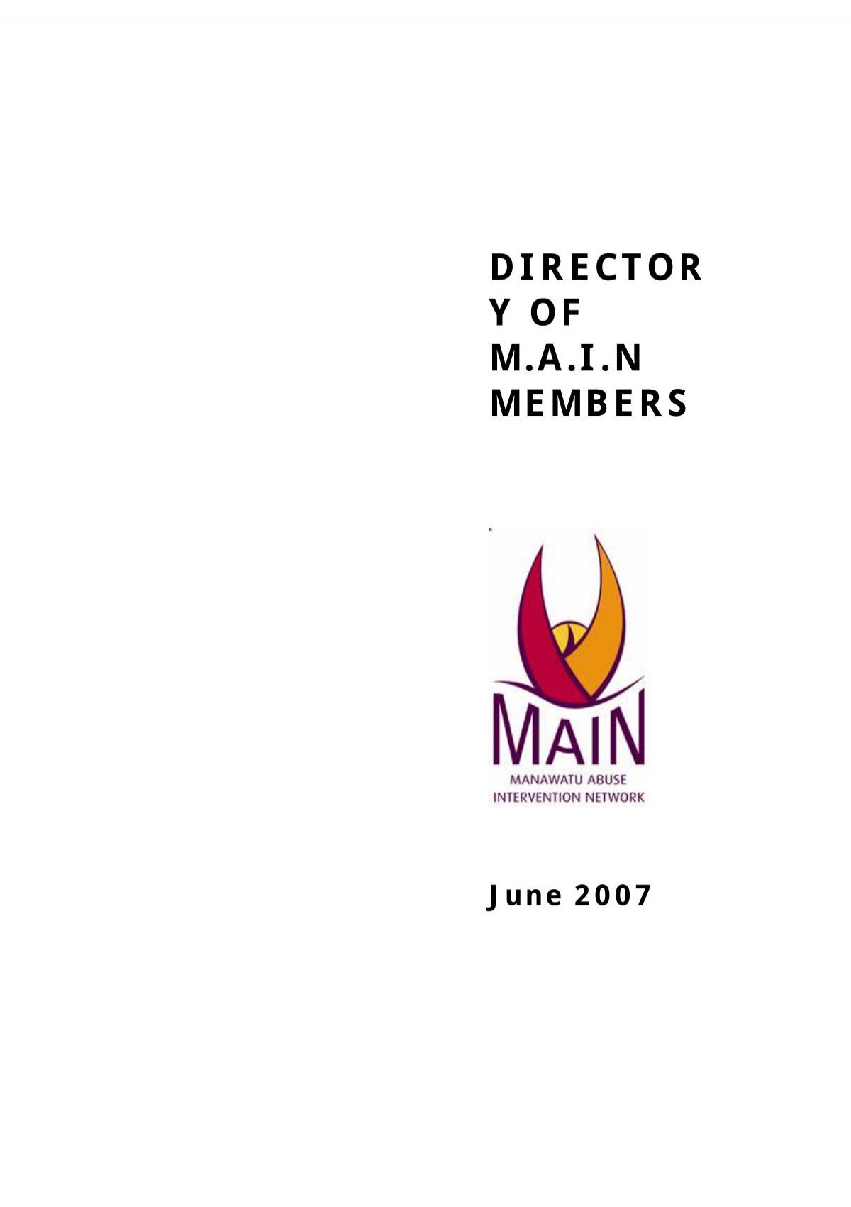 Manawatū Abuse Intervention Network (MAIN)