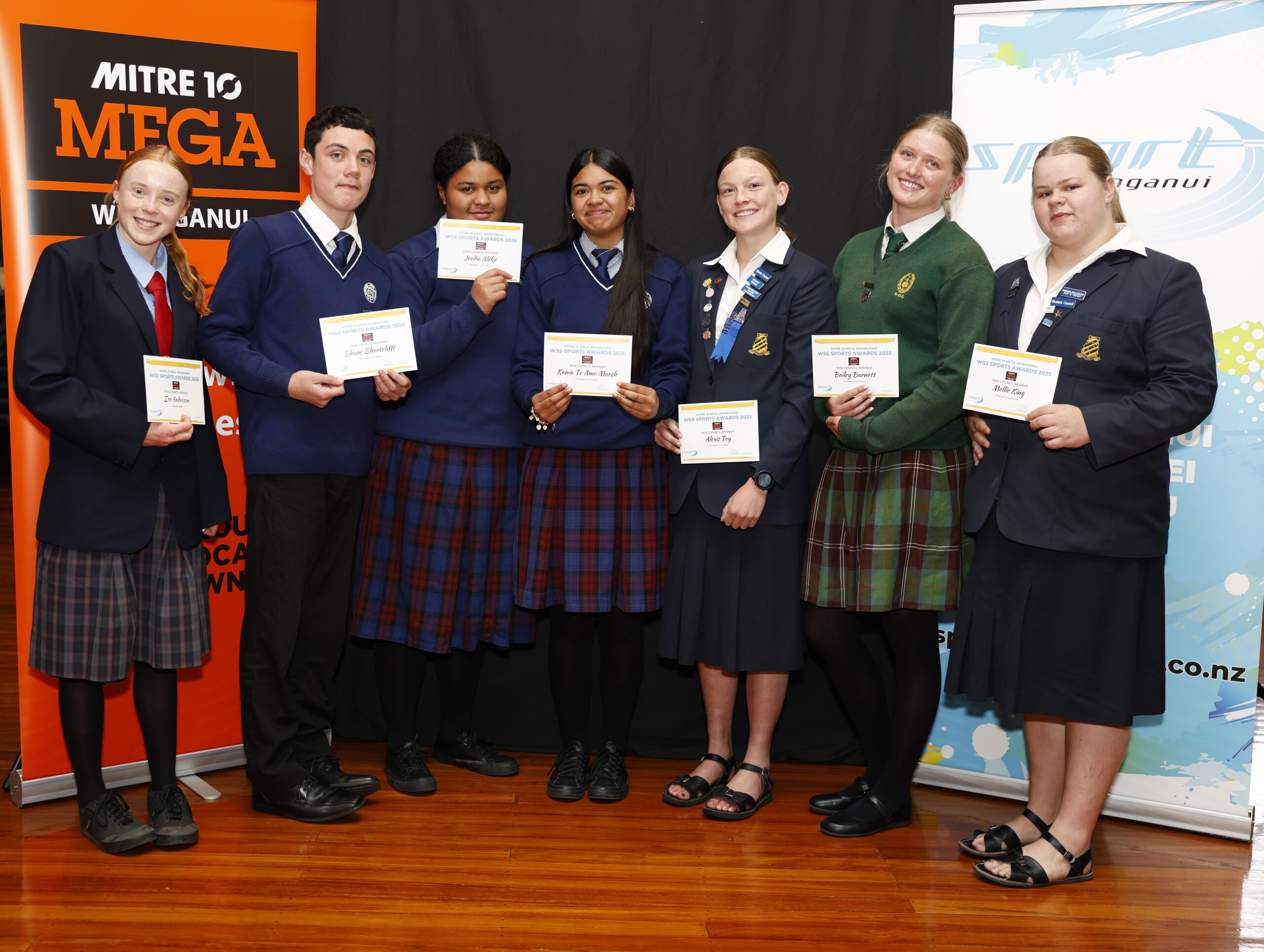 Mitre 10 MEGA Whanganui Secondary School Sports Awards