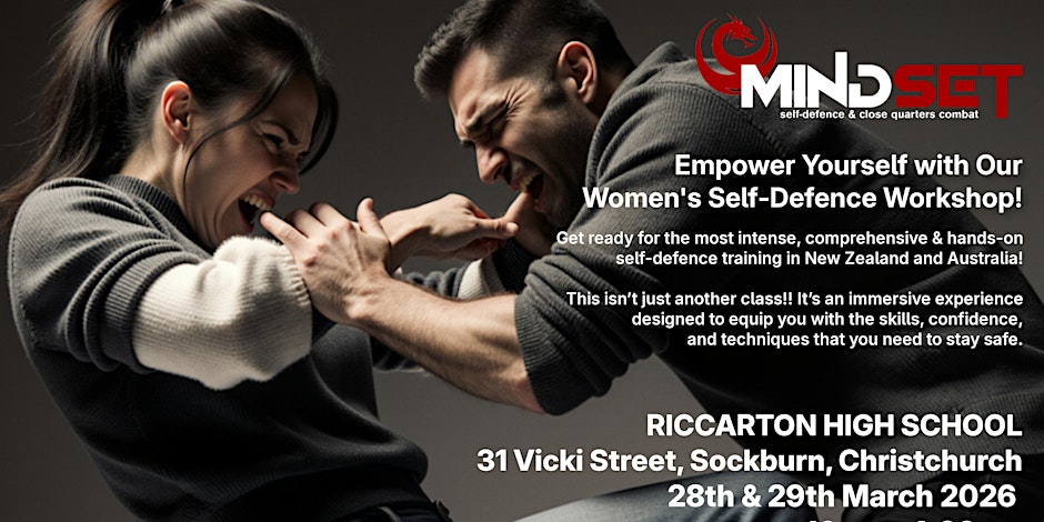 Women's MINDSET Weekend Self-Defence Workshop - Christchurch