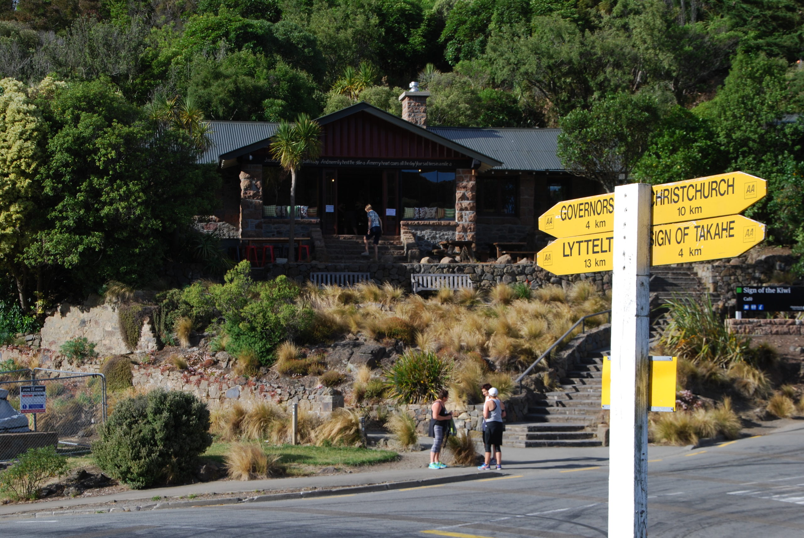 Sign of the Kiwi Cafe